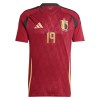 Maillot de Supporter Belgique Bakayoko 19 Domicile Euro 2024 Pour Homme